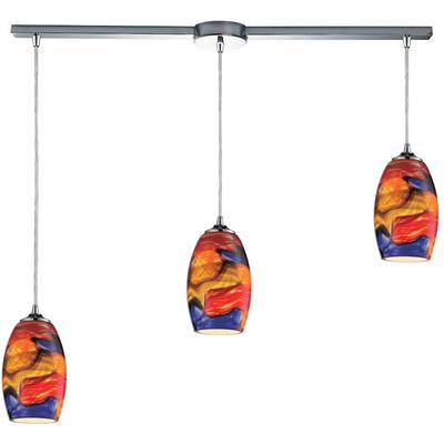 Elk Home - Surrealist 3-Light Linear Pendant - 31339/3L