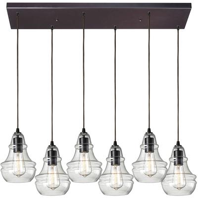 Elk Home - Menlow Park 6-Light Island Pendant - 60047-6RC