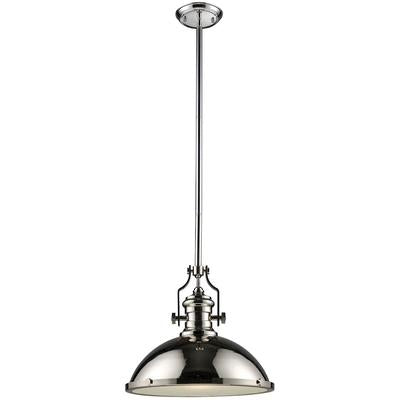 Elk Home - Chadwick 1-Light Pendant - Polished Nickel - 66118-1