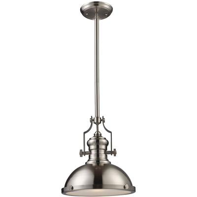 Elk Home - Chadwick 1-Light Pendant - Satin Nickel - 66124-1