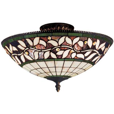 Elk Home - English Ivy 3-Light Semi-Flush Mount - 933-TB