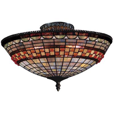 Elk Home - Jewelstone 3-Light Semi-Flush Mount - 934-CB