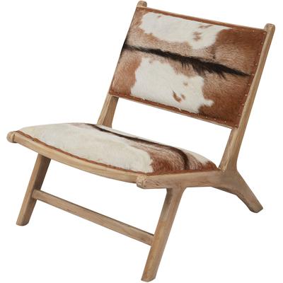 Elk Home - Organic Modern Hairon Leather Lounger - 161-005OS