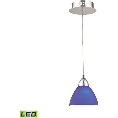 Elk Home - Piatto 6" Wide 1-Light Mini Pendant - Chrome - LCA301-7-15