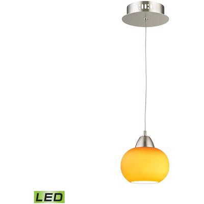 Elk Home - Ciotola 6" Wide 1-Light Mini Pendant - Satin Nickel - LCA401-8-16M