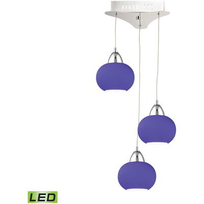 Elk Home - Ciotola 10" Wide 3-Light Mini Pendant - Chrome - LCA403-7-15