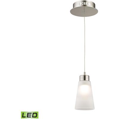 Elk Home - Coppa 5" Wide 1-Light Mini Pendant - Satin Nickel - LCA501-10-16M