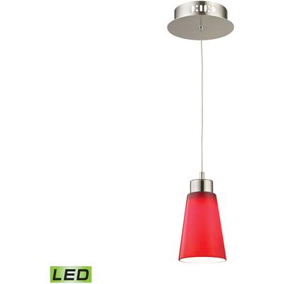 Elk Home - Coppa 5" Wide 1-Light Mini Pendant - Satin Nickel - LCA501-11-16M
