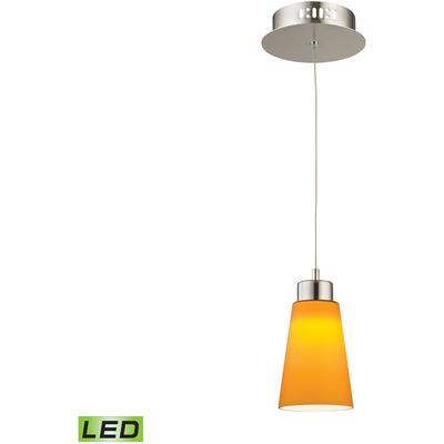 Elk Home - Coppa 5" Wide 1-Light Mini Pendant - Satin Nickel - LCA501-8-16M