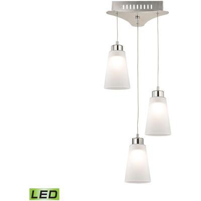Elk Home - Coppa 11" Wide 3-Light Mini Pendant - Satin Nickel - LCA503-10-16M