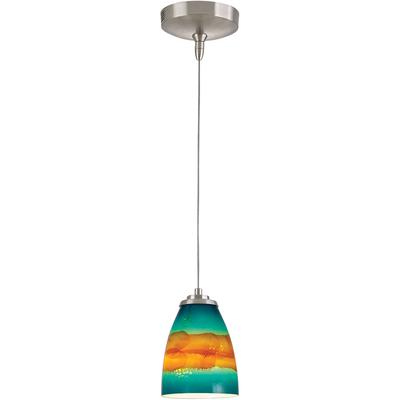 Elk Home - Low Voltage 5" Wide 1-Light Mini Pendant - Brushed Nickel - PF1000/1-MR16-BN-AS