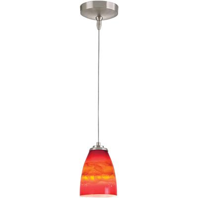 Elk Home - Low Voltage 5" Wide 1-Light Mini Pendant - Brushed Nickel - PF1000/1-MR16-BN-VS