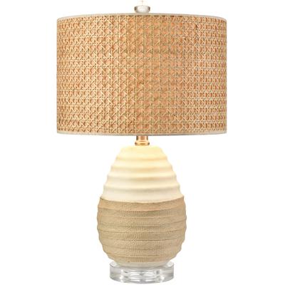 Elk Home - Hobart 20" High 1-Light Table Lamp - White - S0019-11175