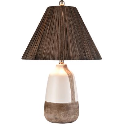 Elk Home - Kirkover 26" High 1-Light Table Lamp - White Glaze - S0019-11176