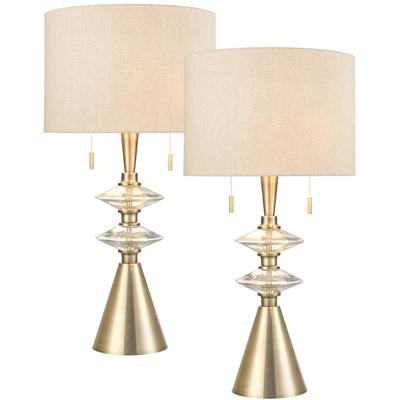 Elk Home - Set of 2 Annetta Table Lamps - Brass - S0019-8042/S2
