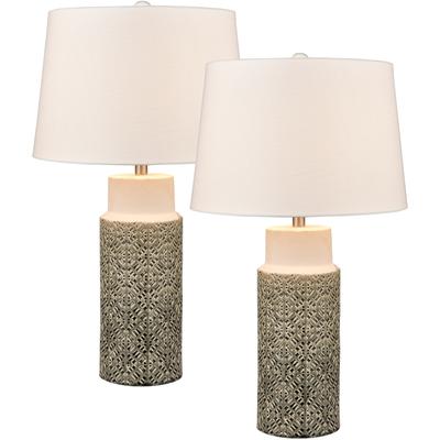 Elk Home - Set of 2 Tula 30" High 1-Light Table Lamp - Gray - S0019-9471/S2