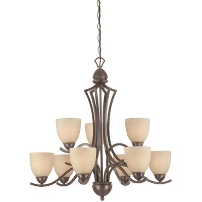 Thomas Lighting - Triton 9-Light Chandelier - Sable Bronze - SL808322