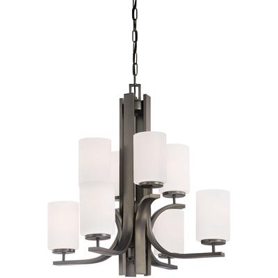 Thomas Lighting - Pendenza 8-Light Chandelier - Oiled Bronze - TK0008715