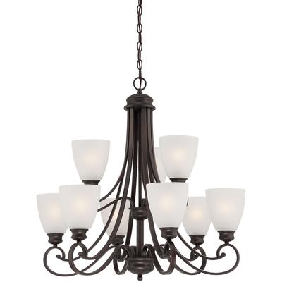 Thomas Lighting - Haven 9-Light Chandelier - Espresso - TK0018704