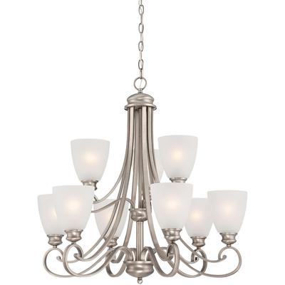 Thomas Lighting - Haven 9-Light Chandelier - Satin Pewter - TK0018741