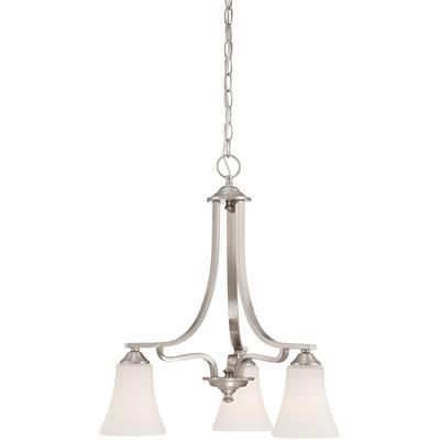 Thomas Lighting - Treme 3-Light Chandelier in Brushed Nickel - TK0019217