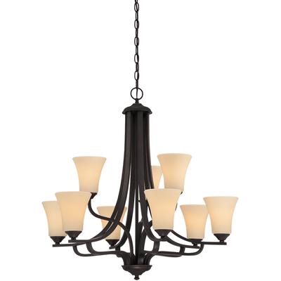 Thomas Lighting - Treme 34" Wide 9-Light Chandelier - Espresso - TK0021704