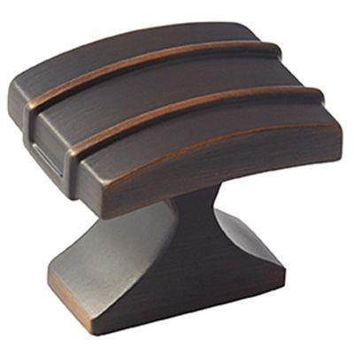 Amerock - Davenport 1-1/4" (32 mm) Length Cabinet Knob - Oil Rubbed Bronze - BP36601ORB