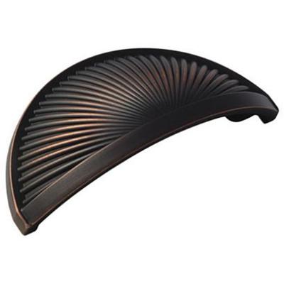 Amerock - Sea Grass 3" (76 mm) Center-to-Center Cabinet Cup Pull - Oil Rubbed Bronze - BP36615ORB