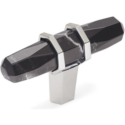 Amerock - Carrione 2-1/2" (64 mm) Length Cabinet Knob - BP36647MBKPN