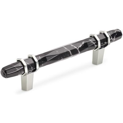 Amerock - Carrione 3-3/4" (96 mm) Center-to-Center Cabinet Pull - BP36648MBKPN