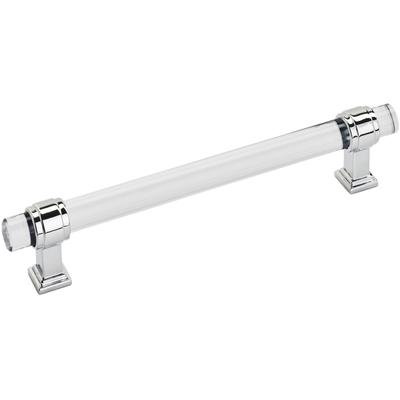 Amerock - Glacio Cabinet Pull - Clear/Polished Chrome - BP36656C26