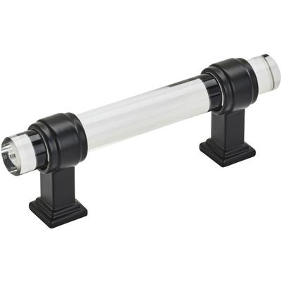 Amerock - Glacio Cabinet Pull - Clear/Black Bronze - BP36659CBBR