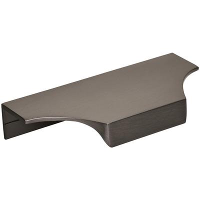 Amerock - Extent 4-3/16" (106 mm) Center-to-Center Black Chrome Cabinet Edge Pull - BP36750BCR