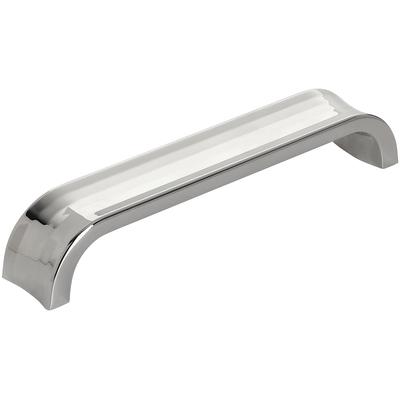 Amerock - Concentric 5-1/16" (128 mm) Center-to-Center Arch Cabinet Pull - Polished Nickel - BP36813PN