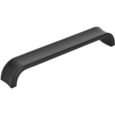 Amerock - Concentric 6-5/16" (160 mm) Center-to-Center Arch Cabinet Pull - Matte Black - BP36814MB