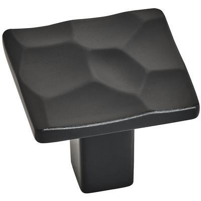 Amerock - Kamari 1-3/16" (30 mm) Length Cabinet Knob - Matte Black - BP36821MB