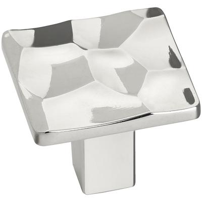 Amerock - Kamari 1-3/16" (30 mm) Length Cabinet Knob - Polished Nickel - BP36821PN