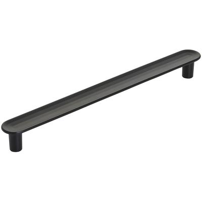 Amerock - Concentric 6-5/16" (160 mm) Center-to-Center Bar Cabinet Pull - Matte Black - BP36832MB