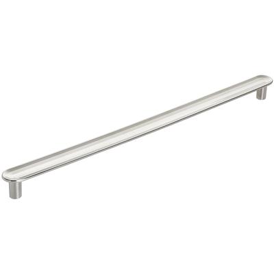 Amerock - Concentric 10-1/16" (256 mm) Center-to-Center Bar Cabinet Pull - Polished Nickel - BP36834PN
