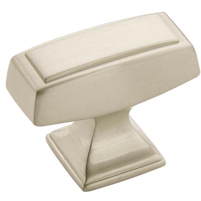 Amerock - Mulholland 1-1/2" (38 mm) Length Cabinet Knob - Satin Nickel - BP535342G10