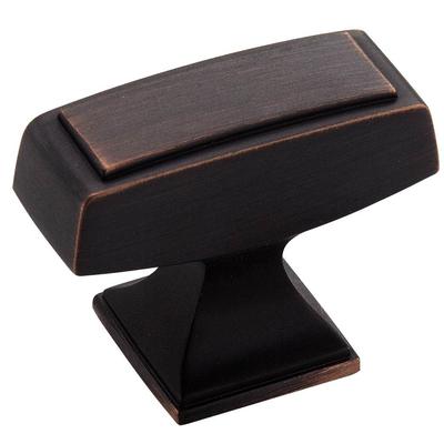 Amerock - Mulholland 1-1/2" (38 mm) Length Cabinet Knob - Oil Rubbed Bronze - BP535342ORB
