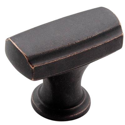 Amerock - Highland Ridge 1-3/8" (35 mm) Length Cabinet Knob - Dark Oiled Bronze - BP55311DOB