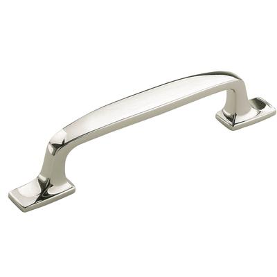 Amerock - Highland Ridge 3-3/4" (96 mm) Center-to-Center Cabinet Pull - Polished Nickel - BP55317PN