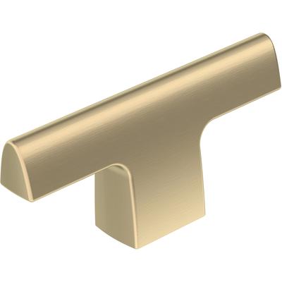 Amerock - Riva 2-1/2" (64 mm) Length Golden Champagne Cabinet Knob - BP55361BBZ