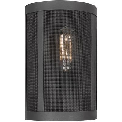 Generation Lighting Designers - Gereon 1-Light Wall/Bath Sconce - Black - 4128501-12