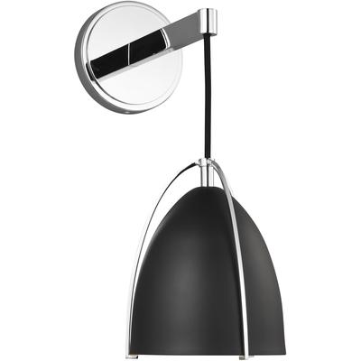 Generation Lighting Designers - Norman 1-Light LED Wall/Bath Sconce - Chrome - 4151701EN3-05
