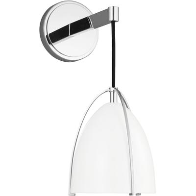 Generation Lighting Designers - Norman 1-Light LED Wall/Bath Sconce - Chrome - 4151801EN3-05