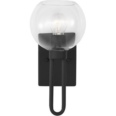 Generation Lighting Designers - Codyn 1-Light Wall/Bath Sconce - Midnight Black - 4155701-112