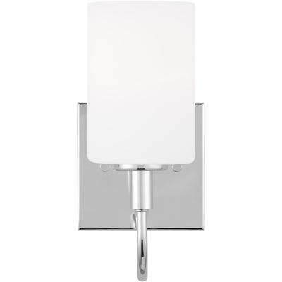 Generation Lighting Designers - Oak Moore 1-Light LED Wall/Bath Sconce - Chrome - 4157101EN3-05