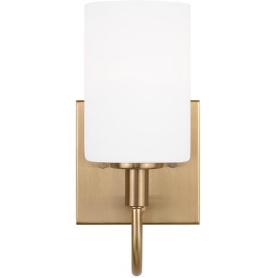 Generation Lighting Designers - Oak Moore 1-Light LED Wall/Bath Sconce - Satin Brass - 4157101EN3-848